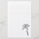 Search for lined stationery paper Flower