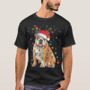 Search for funny english bulldog tshirts Xmas