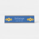 Search for sunflower name plates Yellow
