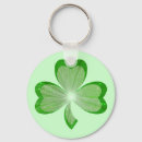Search for shamrock key rings Irish clover