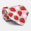 Search for fruit ties Strawberry pattern