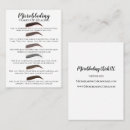 Search for eyebrow business cards Microblading
