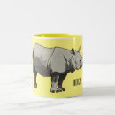 Search for rhinoceros mugs Horn