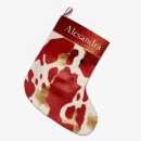 Search for western christmas stockings Red