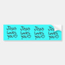 Search for christ the redeemer bumper stickers Jesus loves you