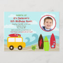 Search for surf board birthday invitations Pool