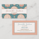 Search for sea shell business cards Coastal
