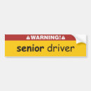 Search for senior bumper stickers Driver