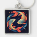 Search for fish swimming key rings Koi