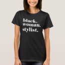 Search for hair stylist tshirts Black