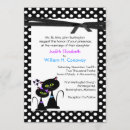 Search for cat wedding invitations Feline