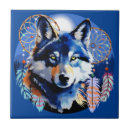 Search for native american tiles Wolf