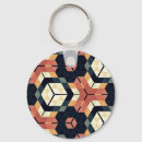 Search for geometric square key rings White