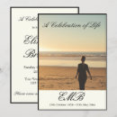 Search for simple celebration life invitations Bereavement