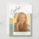 Search for green and gold graduation invitations Script