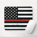 Search for for fireman mouse mats Thin red line