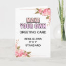 Search for glossy cards Create your own