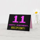 Search for girls 11th birthday cards 11 years old