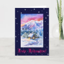 Search for landscape painting christmas cards Winter