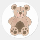 Search for baby shower birthday stickers Bear