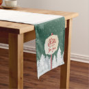 Search for new year table runners Snow