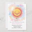 Search for sunshine baby girl shower invitations Watercolor