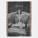 Search for gothic blankets Black and white