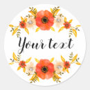 Search for coral watercolor stickers White