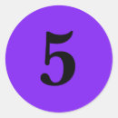 Search for 5 round stickers Purple