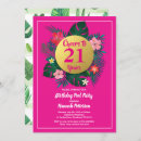 Search for luau 21st birthday invitations Party