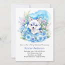 Search for pup stamps invitations Watercolor