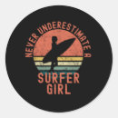 Search for surfer girl stickers Surfing