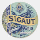 Search for vintage paris stickers Gold