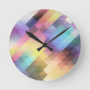 Search for pastel colours clocks Geometric
