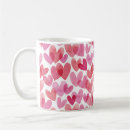 Search for watercolor valentine mugs Happy valentine's day