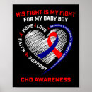 Search for stroke ribbon posters Chd awareness month