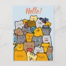 Search for funny cat postcards Whimsical