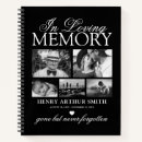 Search for memorial notebooks Celebration of life
