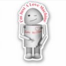 Search for robot love stickers Happy valentine's day