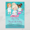 Search for night birthday invitations Girly