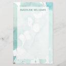 Search for teal stationery paper Watercolor