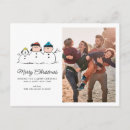 Search for snowman cards invites Snoopy