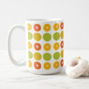 Search for orange fruit mugs Illustration