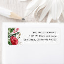 Search for red white and green return address labels Modern
