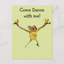 Search for dancing frog postcards Green