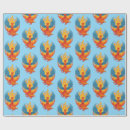 Search for phoenix wrapping paper Fire