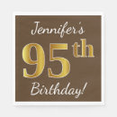 Search for 95th birthday napkins Ninety five