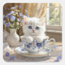 Search for white kitten stickers Kitty