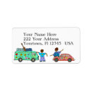 Search for bus return address labels Cute