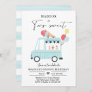 Search for ice cream 2nd birthday invitations Boy